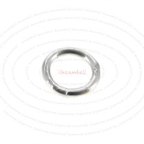 20x 925 Sterling Silver Round Closed Soldered 22ga Jump Rings Wire 4mm 22 gauge