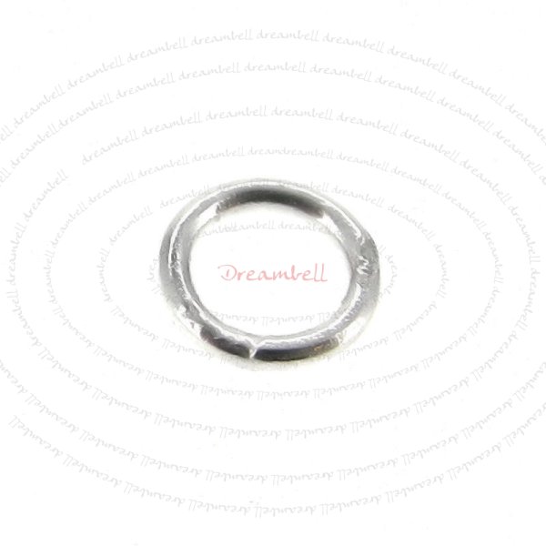 20x 925 Sterling Silver Round Closed Soldered 22ga Jump Rings Wire 4mm 22 gauge
