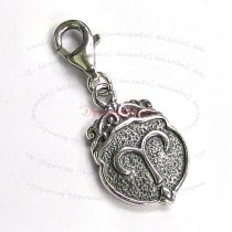 Sterling Silver horoscope Aries Dangle Pendant for European Lobster Clip on Charm