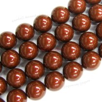 50x Swarovski Elements Crystal Pearls 5810 Round Bordeaux 5mm