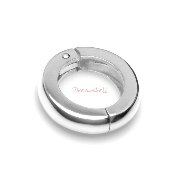 1x Sterling SILVER Pearl Bail CLASP Shortener Enhancer
