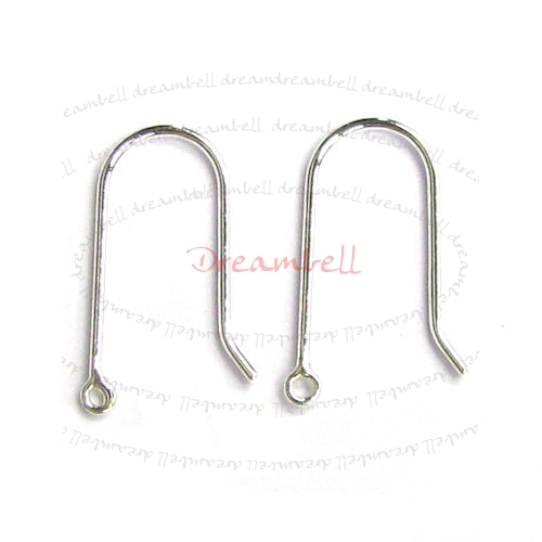 4 x Sterling silver Dangle EarWires French Hook