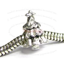 Sterling Silver Christmas Tree Bead 13mm for European Charm Bracelets