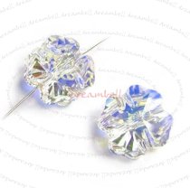 4x Swarovski Elements Crystal Clover Bead Clear AB 5752 8mm