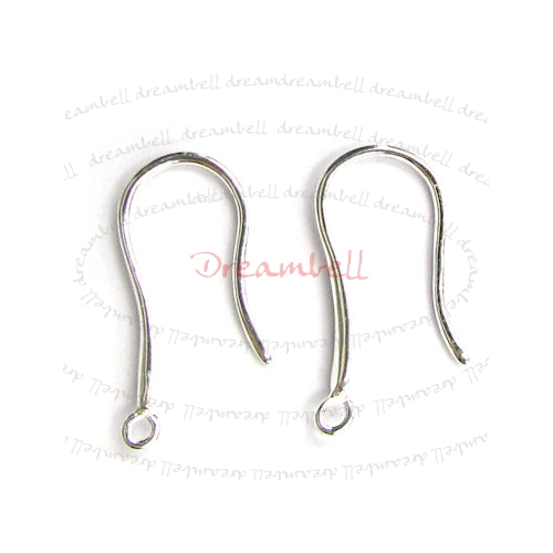 2 x Sterling silver Dangle EarWires French Hook