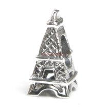 Sterling Silver PARIS EIFFEL TOWER Bead for European Charm Bracelets