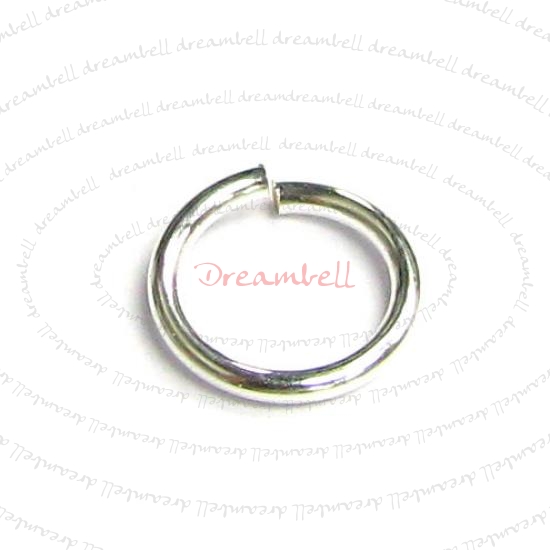 20x Bright Silver Filled .925 Round Open Jump Rings 21 Gauge Wire 5mm 21GA