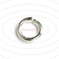 10x Bright Silver Filled .925 Round Open Jump Rings 18 Gauge Wire 8mm 18GA