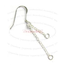 2 Sterling Silver French Hook EarWire Tassel Dangle Earring Connector