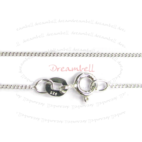 1x Sterling Silver Link Giotto Chain Necklace 16"