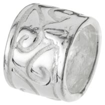 Sterling Silver Bead Tube for European Bead charm Bracelet 7.5mm