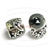Sterling Silver FLOWER CLIP Bead for European Charm Bracelets