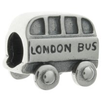 Sterling silver London Bus Bead for European Charm Bracelets