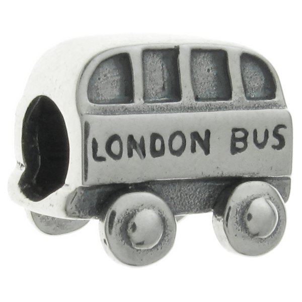 Sterling silver London Bus Bead for European Charm Bracelets