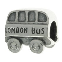 Sterling silver London Bus Bead for European Charm Bracelets