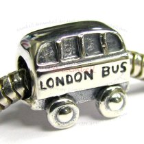 Sterling silver London Bus Bead for European Charm Bracelets