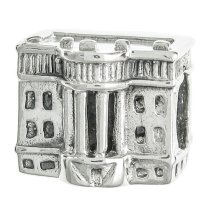 Sterling Silver America USA WHITE HOUSE Bead for European Charm Bracelets