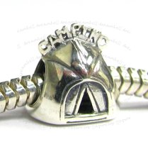 Sterling Silver Picnic CAMPING Tent Bead for European Charm Bracelets