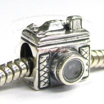 Sterling Silver CAMERA Bead for European Charm Bracelets