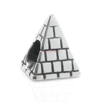 Sterling Silver Egyptian Pyramid Bead for European Charm Bracelets