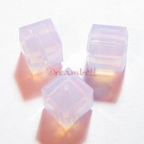 6x Swarovski Elements Crystal Cube Bead 5601 Violet Opal 4mm