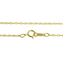 1x Italian 14k Gold Filled Rope Chain Necklace 16″