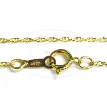 1x Italian 14k Gold Filled Rope Chain Necklace 16"
