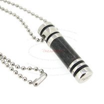 1x Stainless Steel Round Ball Chain Necklace 2mm with Pendant 20″