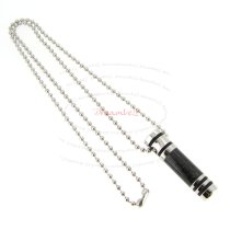 1x Stainless Steel Round Ball Chain Necklace 2mm with Pendant 20"