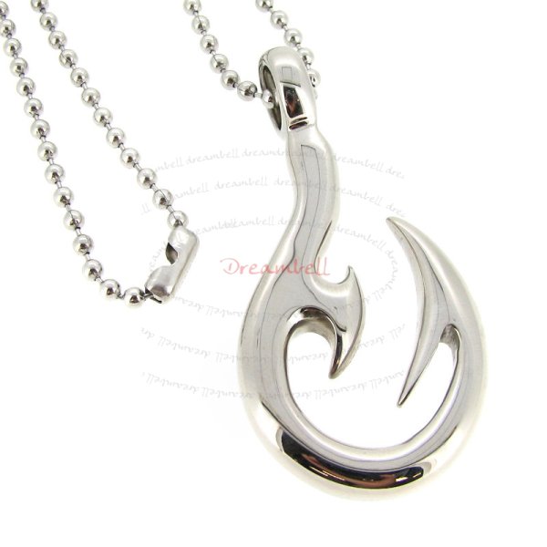 1x Stainless Steel Round Ball Chain Necklace 2mm with Pendant 20"