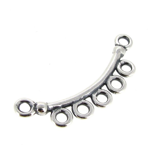 1x Sterling Silver Necklace Chandelier connector 24mm