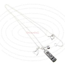 Sterling Silver .925 Love Heart CZ Pendant Cable Chain Charm Necklace 16″, 17″
