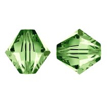 72x Swarovski Elements Xilion Crystal 5328 Peridot 3mm