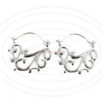 2x Sterling Silver Flower Filigree Chandelier Earring Earwire Ear Wire