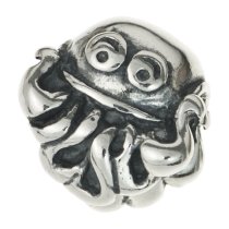 Sterling Silver Cute Octopus Bead for European Charm Bracelets