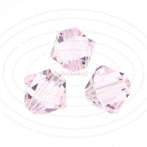 24x Swarovski Elements Xilion 5328 Rosaline 6mm Crystal Bead