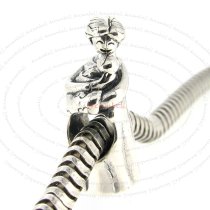 Sterling Silver Mom Baby Mother Love Bead Fits European Charm Bracelet