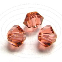 72x Swarovski Elements Xilion 5328 Crystal Bead Padparadscha 4mm