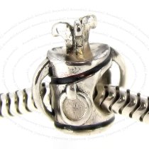 1x 925 Sterling Silver Golf Club Bead Fits European Charm Bracelet