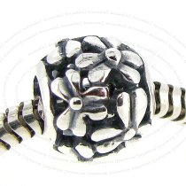 925 Sterling Silver Pure Innocence Daisy Flower European Bead Charm