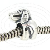 925 Sterling Silver Lovely Puppy Dog European Bead Charm