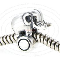 925 Sterling Silver Elephant Trick Circus European Bead Charm