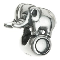 925 Sterling Silver Elephant Trick Circus European Bead Charm