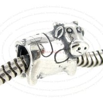 925 Sterling Silver Dairy Cattle Cow European Bead Charm