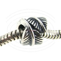 Sterling Silver Angel Feather Bead for European Charm Bracelets