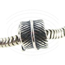 Sterling Silver Angel Feather Bead for European Charm Bracelets