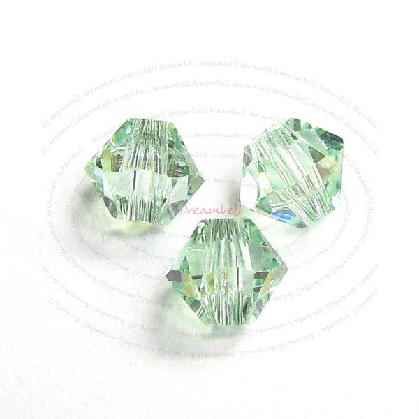 72x Swarovski Elements Xilion Crystal 5328 Chrysolite AB 4mm