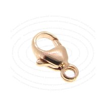 14k Rose Gold Filled Oval Cast Balloon Lobster Clasp 5mm x 9.5mm