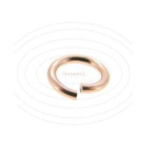 20x 14k Rose Gold Filled Open Jump Rings 4mm 22 Gauge 22 Ga 0.6mm Wire