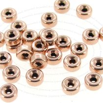 10x 14k Rose Gold Filled Rondelle Bead Spacer 4mm